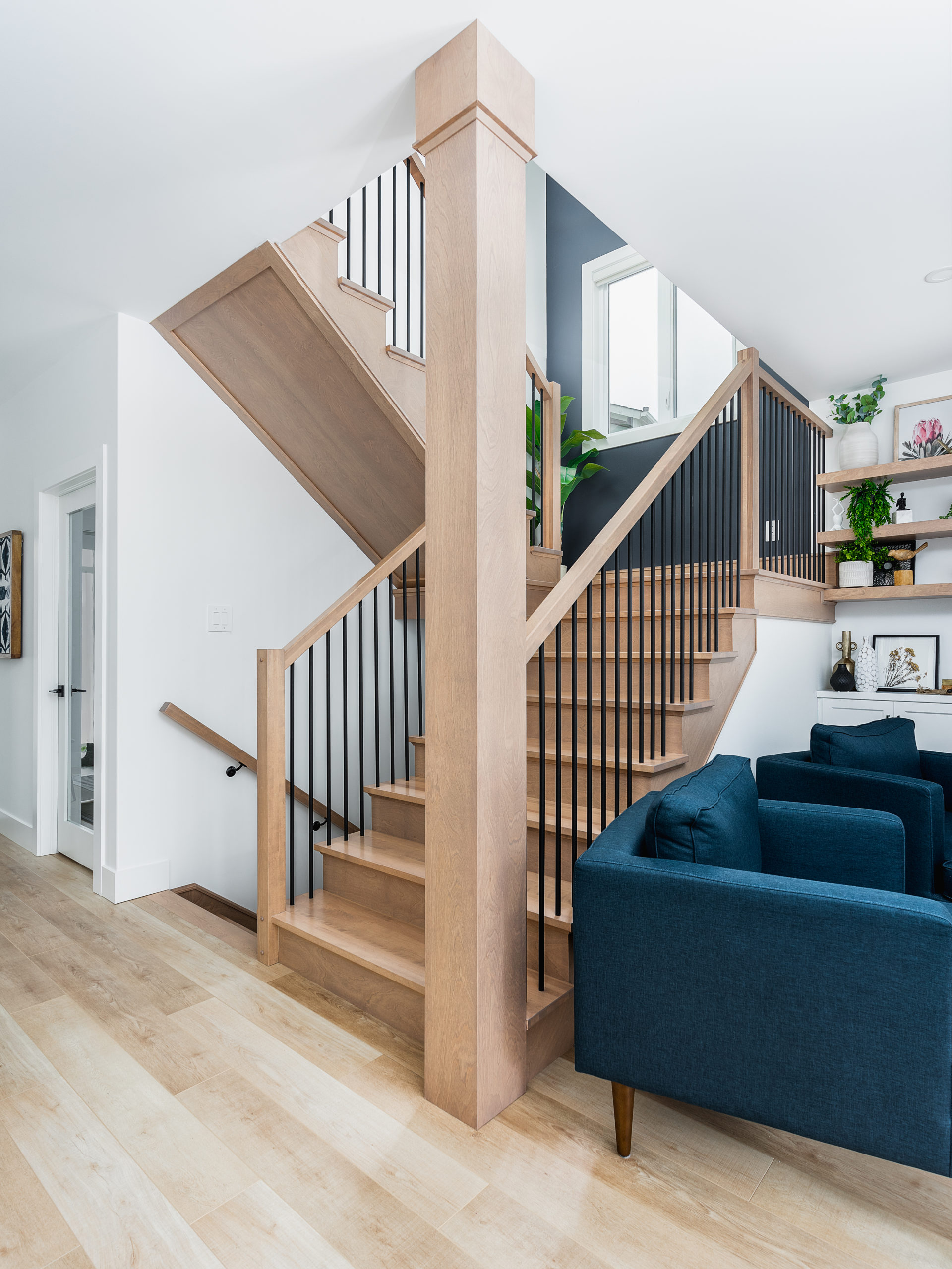 Custom-built stairs sample